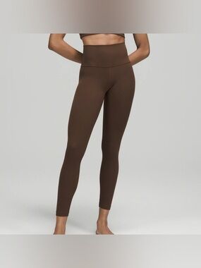 Size 8 Lululemon Align High-Rise Pant 25" in JAVA BROWN